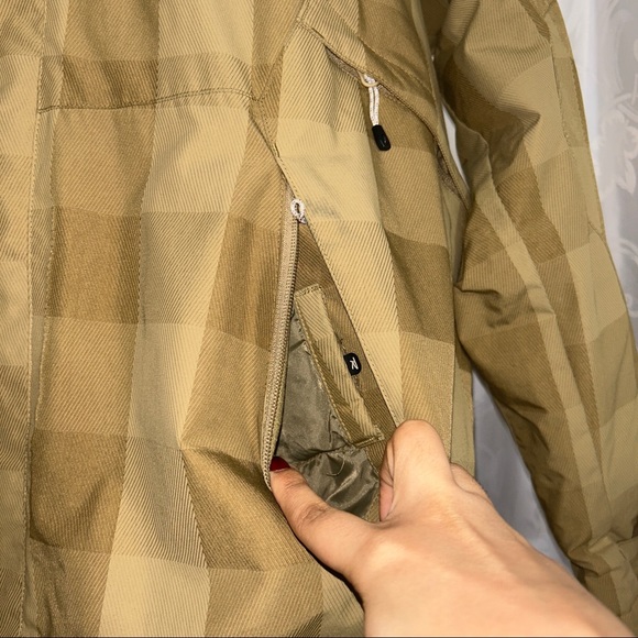 Rossignol Mountain Plaid Khaki PerformanceJacket - Picture 6 of 16